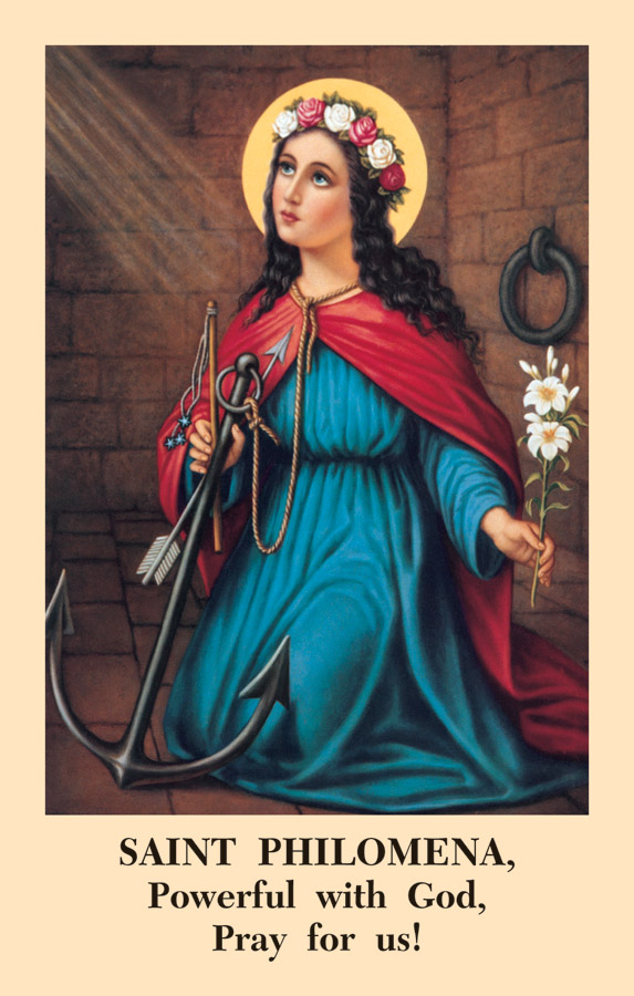 (image for) Prayer Card - Novena to St. Philomena